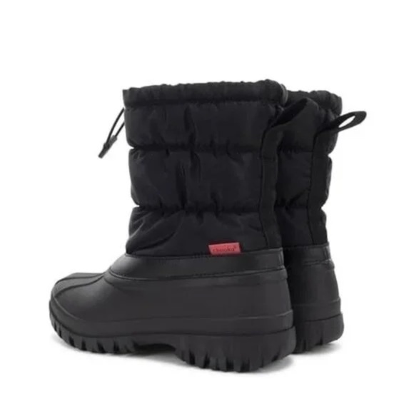 New Chooka Women's Black Nylon Puffer Snow Boots Water Repellent Memory Foam - Picture 8 of 12